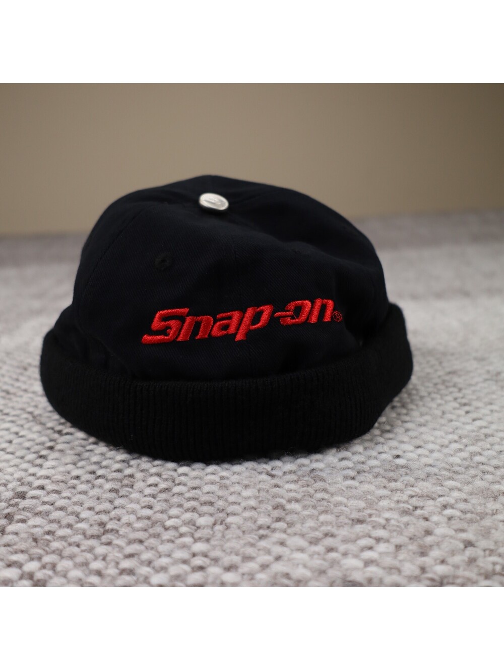 Snap-on Tools Brimless Docker Hat Beanie Cap K-Products 2011 Mechanic Black